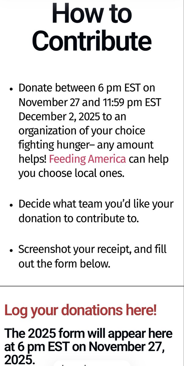 rovingatuscap's tweet image. The 2025 #HCWvsHunger Campaign is almost here!

When: 
Thanksgiving 11/27 6pm thru Tuesday 12/2 11:59pm

Who/What: 
Join HealthCareWorkers, allies &amp;amp; friends to combat hunger and food insecurity
🌟&amp;gt;$3.1 M donated since 2020

How: hcwvshunger.org
@acweyand @tmprowell
