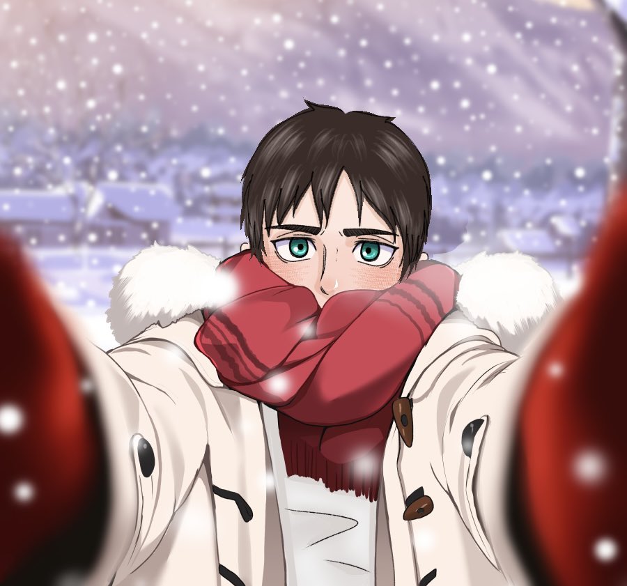 20251014start's tweet image. 素材お借りしました〜〜〜！！！🥰
エレンのつもりで描いたけど難しいな