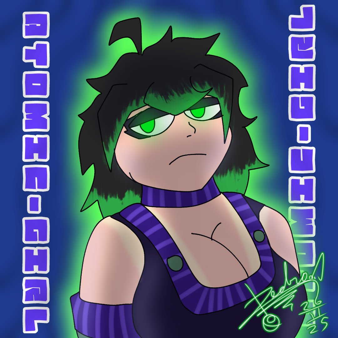 Pyotr4_pedr0's tweet image. &quot;Atomic-Girl vai te fazer explodir de emoção~&quot;

(❤️+🔁+💬+➕️=eu feliz😄)
#art #drawing #oc #superhero #tomboy #arte #desenho