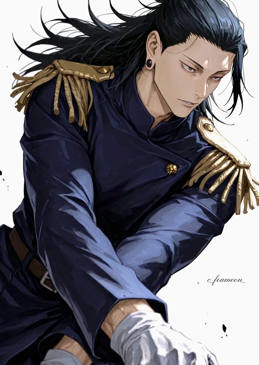 c_foamoon_'s tweet image. 高専制服の軍服アレンジ🫡

#呪術廻戦 #JujutsuKaisen 
#夏油傑 #GetoSuguru