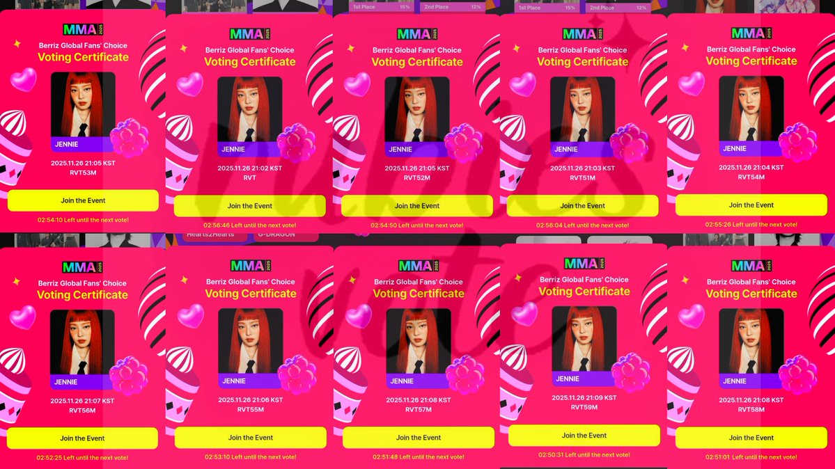 rubiesvote's tweet image. BERRIZ • GLOBAL FANS&apos; CHOICE MMA 2025 GIVEAWAY WINNER ✨

Congratulations #JENNIE
✿ 10 Votes

Thank you for participating ᡣ𐭩 
#Rubiesvote_Giveaway