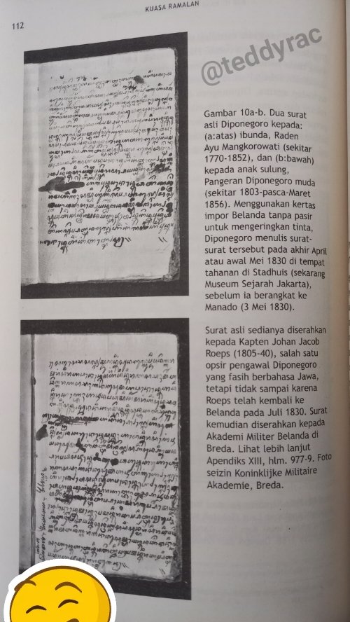 Teddyrac's tweet photo. Dua surat asli Diponegoro kpd ibunda, Raden Ayu Mangkorowati dan kpd anak sulung https://t.co/OHwBXIhWv0