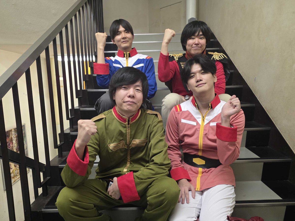 GGGP_Official's tweet image. ◤   #GGGP × #RAGE   ◥
　LOSERS OF LOSERS
◣罰ゲームついに執行！◢
 
REJECTの @YAS_jittyoku さん
 &amp;amp; @Zerost_s さんが
ガンダム関連衣装を着て、コーチと
無事に10勝を勝ち取った勇姿を
みなさまお納めください！