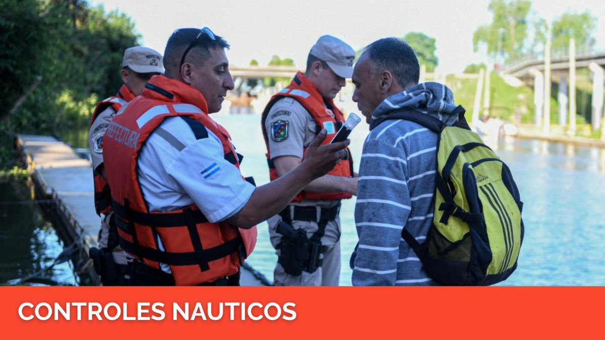 CONTROLES EN EL RÍO 
Desde el fin de semana largo, se pusieron en marcha controles de alcoholemia en clubes y guarderías náuticas junto a Prefectura.
🔗 bit.ly/controlesnauti…
#ControlyConvivencia