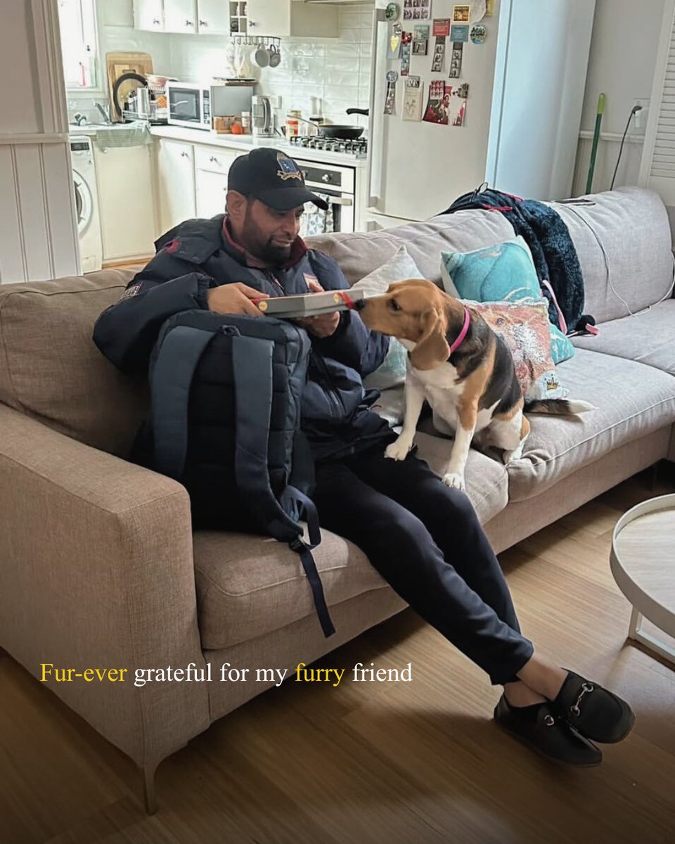 chetans1987's tweet image. Just me and my little partner enjoying a calm day 🐶✨

#DogLover #Cricket #FunVibes