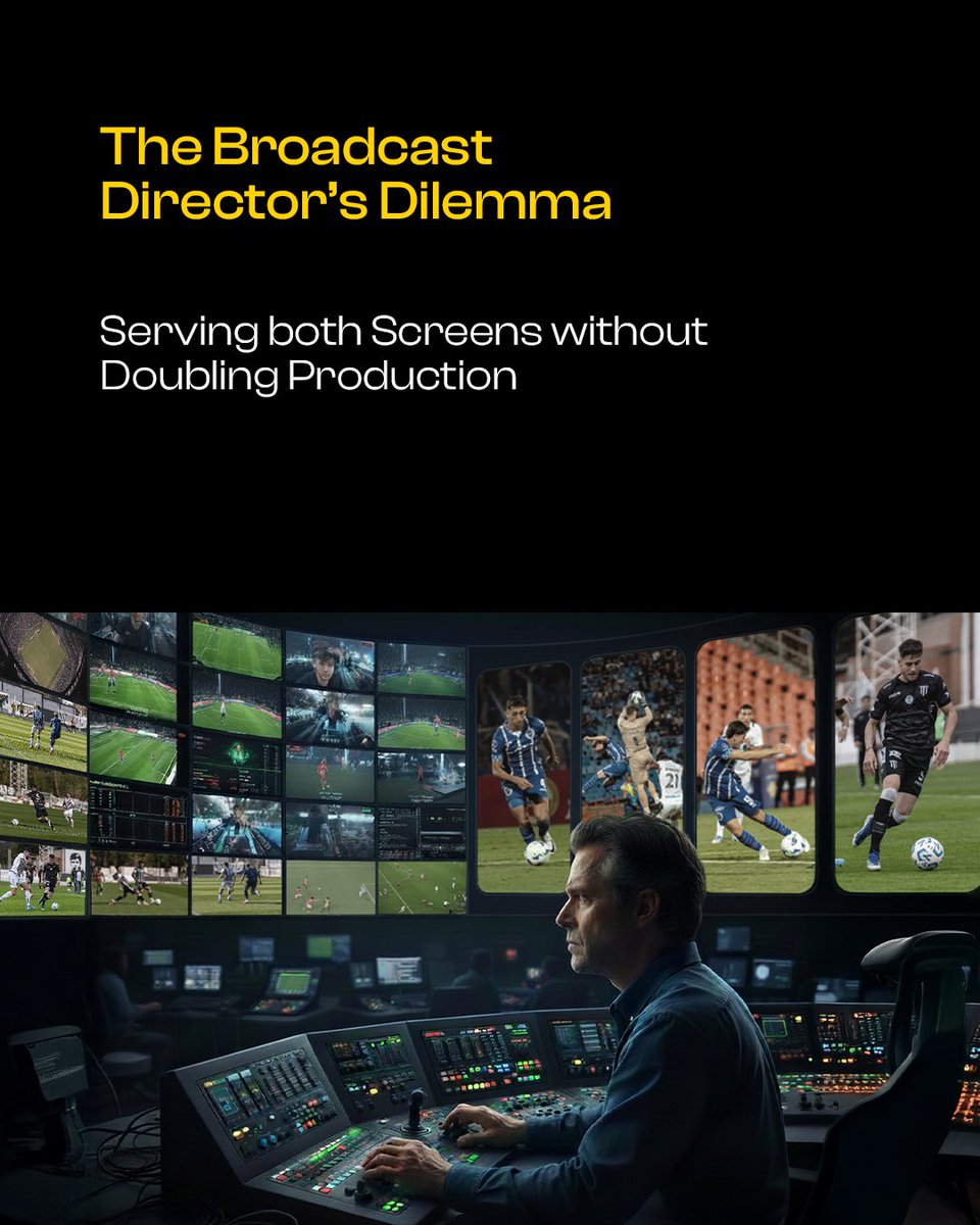 QuidichTech's tweet image. Before the cameras roll, one director turns chaos into a story. But today’s fans don’t just watch, they scroll. One match now has to serve TV viewers and mobile-first fans. How do you deliver both without doubling teams or cost?
Click the link below.

rebrand.ly/ccutx0z