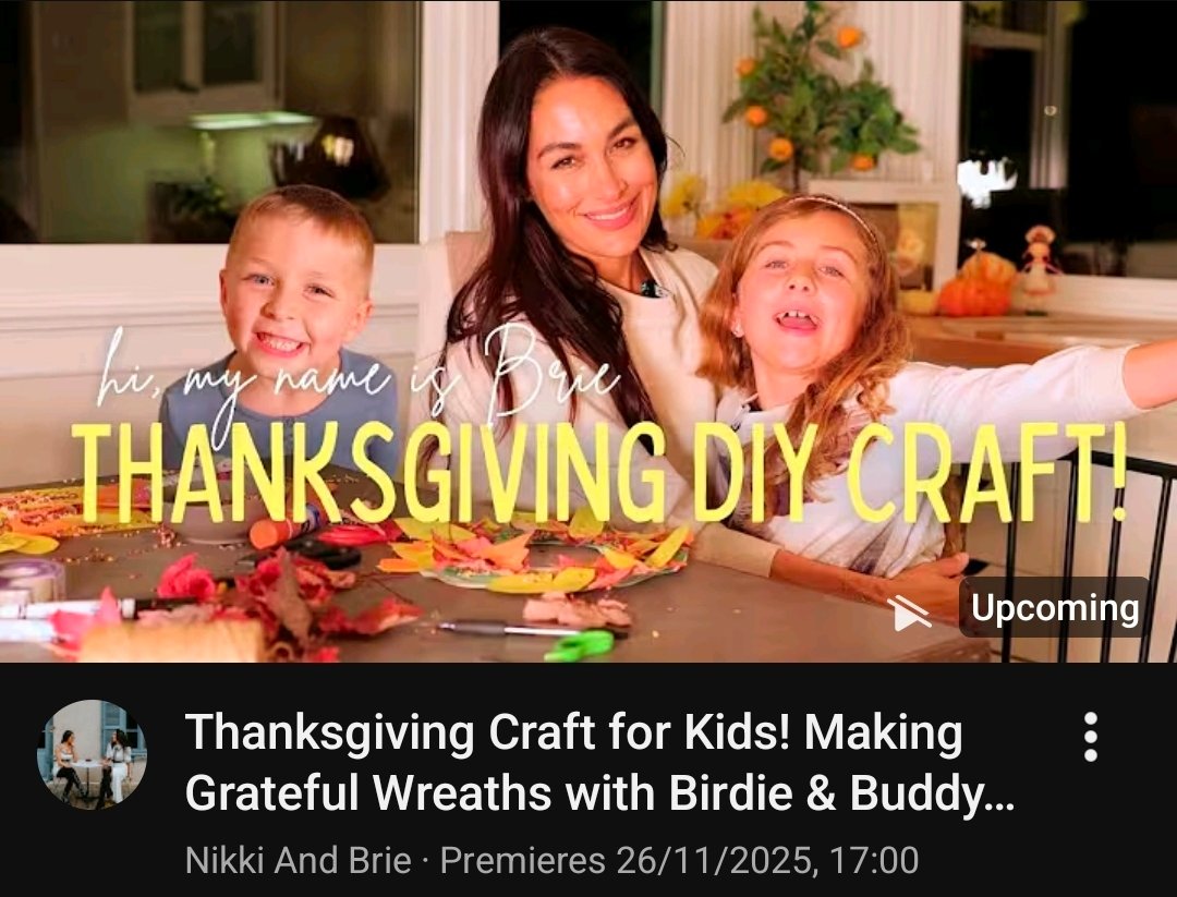 CenaDee25629's tweet image. Today at 17:00 UK time on @YouTube.

@NikkiAndBrie @BRIZEEMODE @BellaArmy4L_ #BrieMode