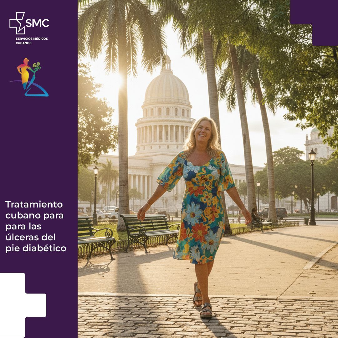SMC_SaludCuba's tweet photo. 🌍🩺 #SMC en #FIHAV2025
Heberprot-P® es una solución innovadora para las úlceras del pie diabético, con tratamiento personalizado, aplicación por especialistas y resultados clínicos positivos.
👉 Más info: https://t.co/0P1yBF8xxs
📩 smc@smcsalud.cu
#CubaHealth 🇨🇺 #Salud https://t.co/GePanZQLas