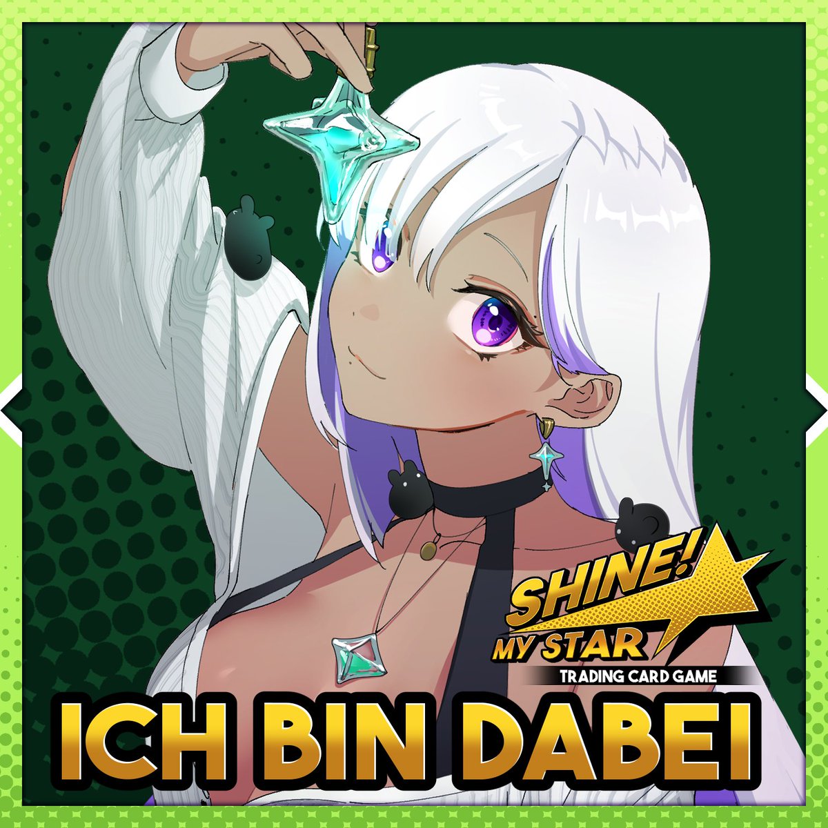 ✦ SHINE! MY STAR SET02 ✦

Überraschung! Ich bin in Set02 von <a href="/ShineMyStarTCG/">Shine! My Star | Zeichenwettbewerb</a>, aber die wirkliche Überraschung ist eher, dass ich mit meinem neuen Design dabei sein werde!

Sprich ich muss bis Set02 draußen ist mein Debüt schaffen aaaaa....