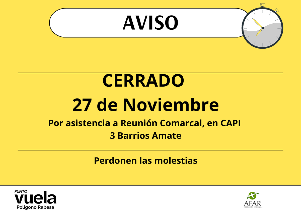 Punto Vuela Rabesa Alcalá Gra. tweet media