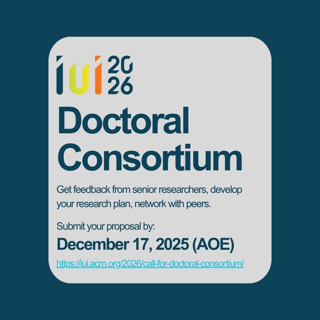 ACM IUI 2026 tweet media