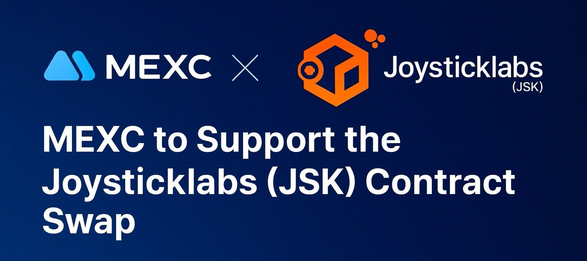 Unyime1312044's tweet image. For all the noise around #MEXCRiskControl, MEXC is still one of the few exchanges showing their money every day, so people know the platform actually has the funds it says it does. 

MEXC has stepped in to support the Joysticklabs (JSK) contract swap, so traders don’t get stuck…