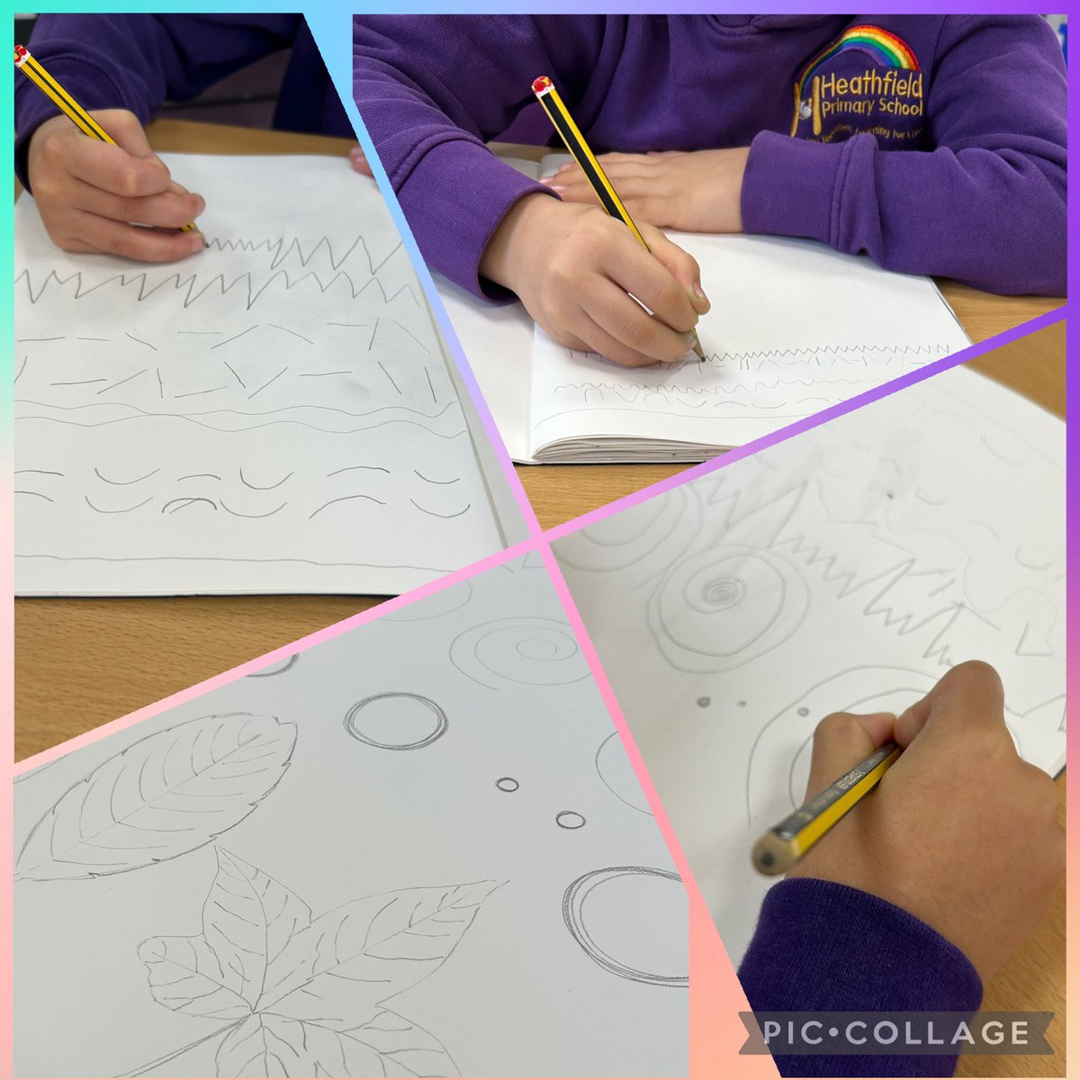 belindajohn71's tweet image. Year 2 creating our final designs for our Andy Goldsworthy inspired clay sculpture and some small group work concentrating on lines @HeathfieldCP #designing #refining #designideas #primaryschoolart #Year2art