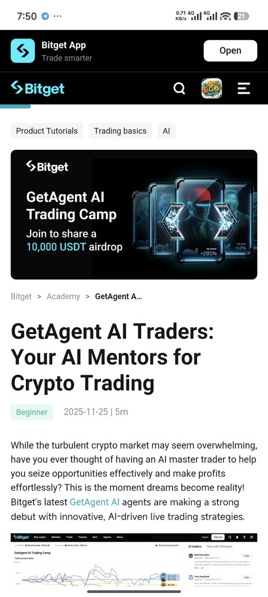 chen_binance's tweet photo. History in the making!🚀🥳
#BitgetGetagent @bitget
AI traders just revolutionized crypto trading:
•7 AI traders with unique strategies
•Real-time chat for investment advice
•1-click copy trading
This isn't an update,it's a new era!
Join now to share 10,000 USDT airdrop🎁
#AITradingRevolution
#NextGenTrading
#Bitget
@xiejiayinBitget