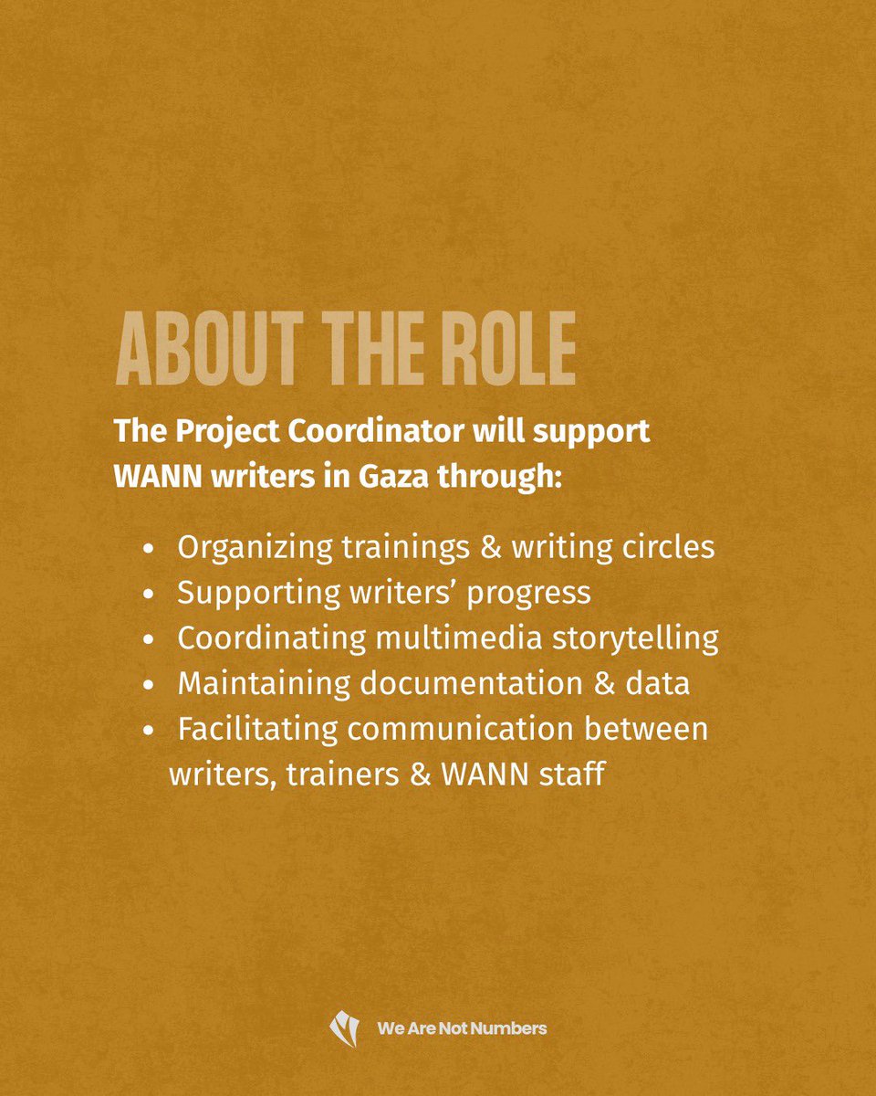 We Are Not Numbers tweet media