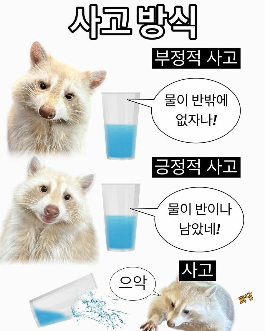 WkfxjfrP's tweet image. 물이 든 컵으로 보는 사고방식