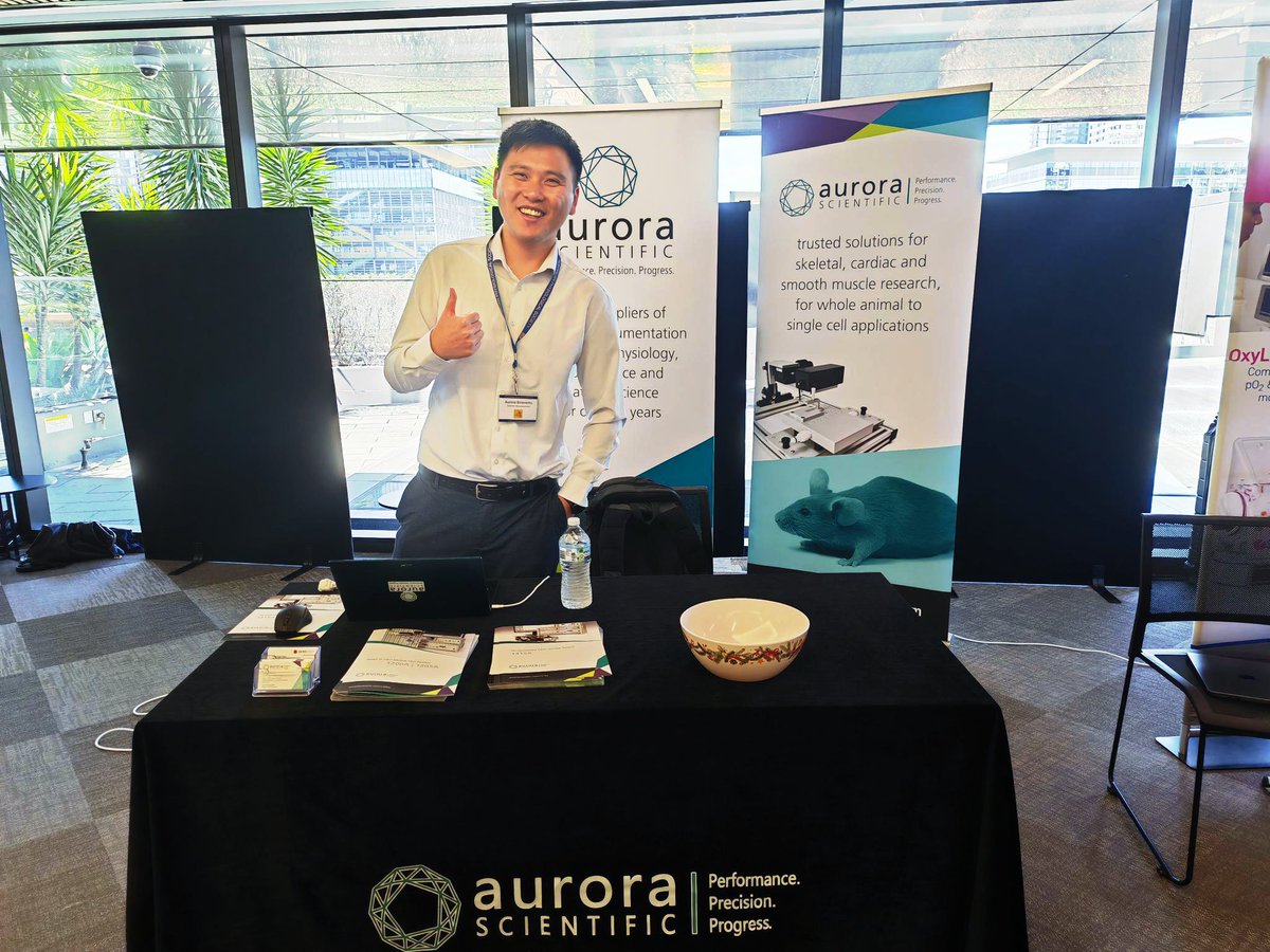 AuroraSci's tweet image. It is always a pleasure to attend #AuPS in Sydney! Thanks to everyone who stopped by the table to say hello to George and discuss your #Physiology research. See you in 2026!