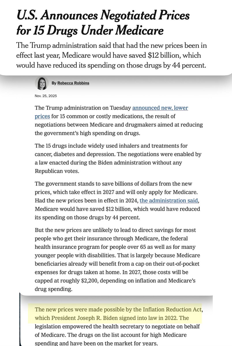 scarylawyerguy's tweet image. Give Trump the splashy headline and credit then wait five paragraphs to mention these deals were only possible because of Biden&apos;s legislation. Paper of Record! 🙄