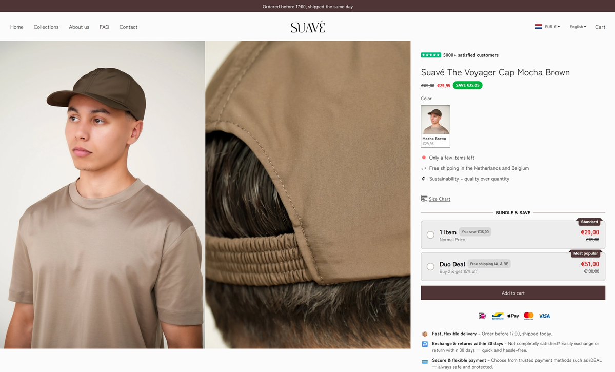 dim_digital's tweet image. Many of you probably don’t know this…

but besides designing websites, I also build high-converting webshops. 👀

Here’s a preview of a product page I recently created for a client. 🙌

What do you think of the result? 🤔