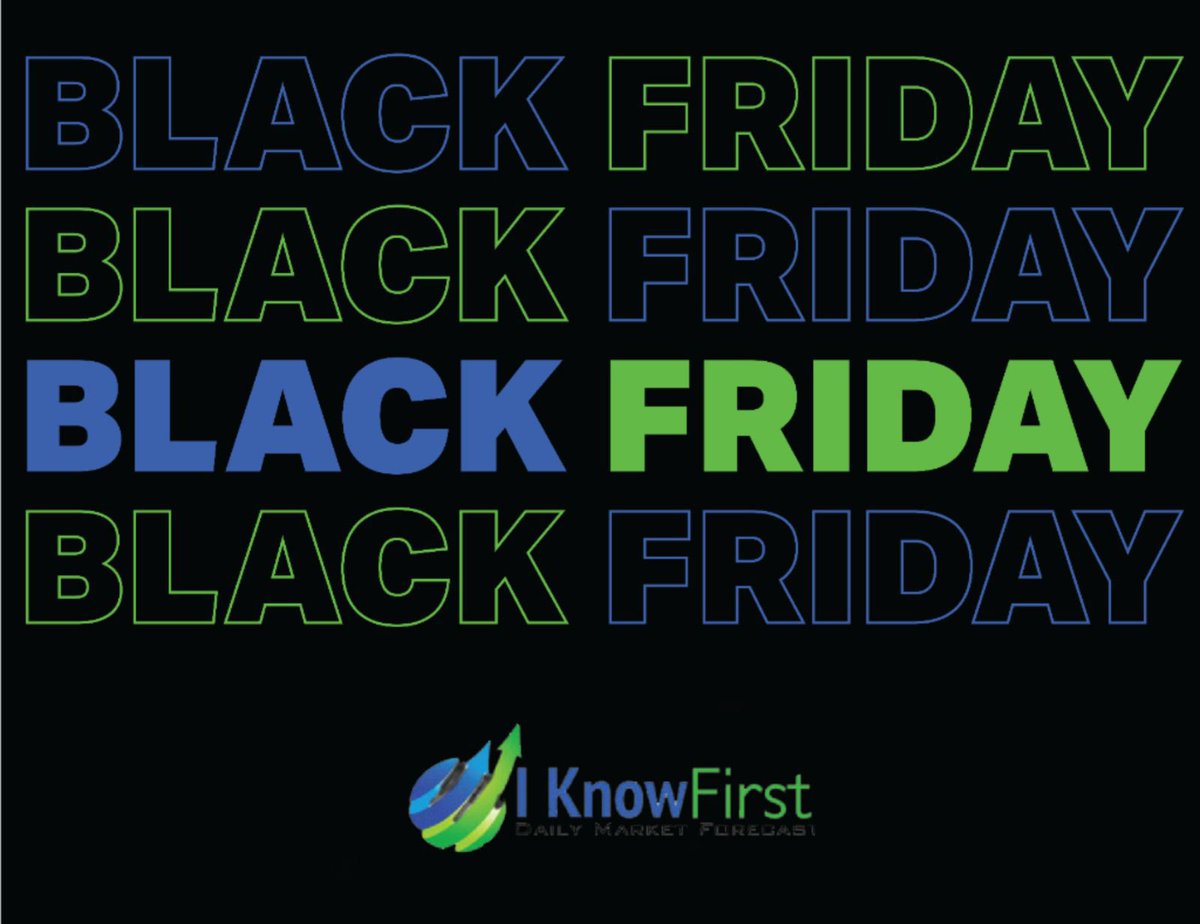 Cprediction's tweet image. [חד פעמי] לא להחמיץ את מבצע ה-Black Friday★ כ-20 אחוזי הנחה על חבילות נבחרות באתר ★ קבל בכל יום 10 מניות מומלצות על בסיס הבינה מלאכותית &amp;gt;&amp;gt;&amp;gt; messages.responder.co.il/9662495/ 

#stocks #stockmarket #stocktrading #investing #blackfriday