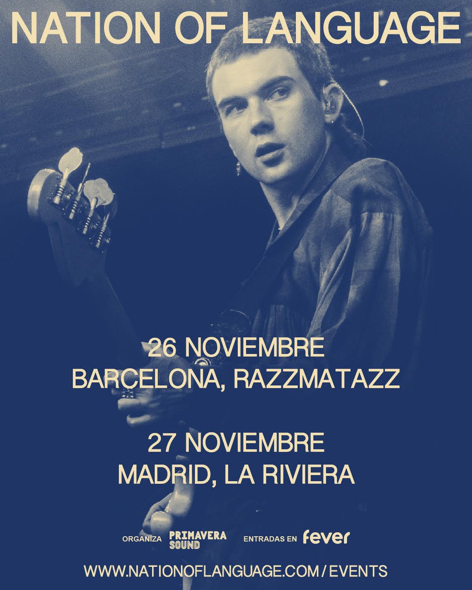 Tonight @nationoflanguage + <a href="/ghouljaboy/">Dante</a> Live Shows at @razzmatazzclubs [ @primavera.tours @primavera_sound ]! #nationoflanguage #ghouljaboy #primaveratours #MusicObsessions #razzliveshows #razzlive25