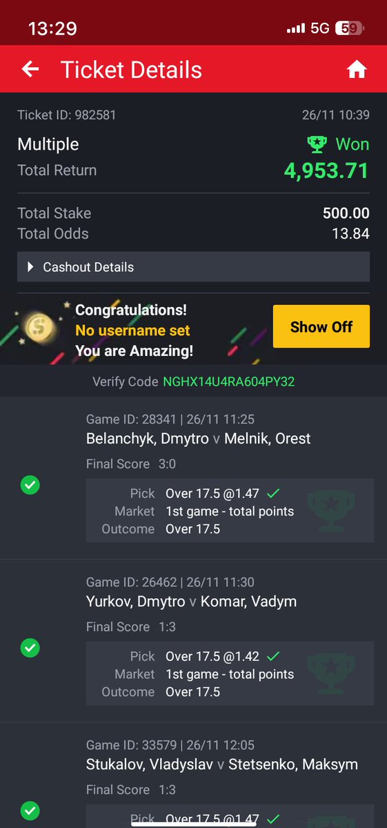 WandeBrad's tweet image. Thanks boss. More ticket coming from me in 30mins