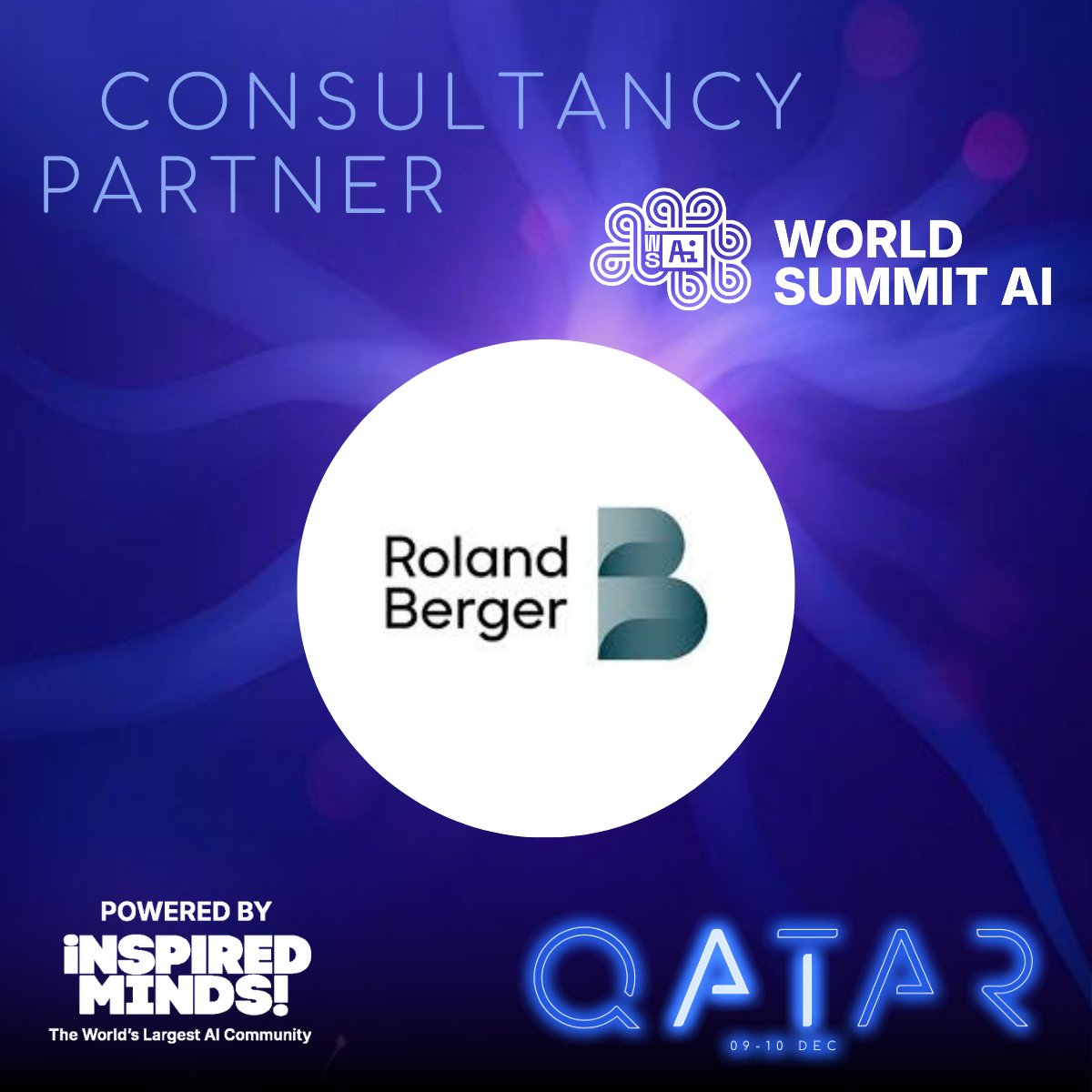 WorldSummitAI's tweet photo. ๐ฃ๐ฃ Weโre proud to announce @RolandBerger as the Official AI Consultancy Partner at World Summit AI Qatar (9โ10 December).
Just 2 weeks to go! ๐ Book now! (๐ Link in comments) #WorldSummitAI #WSAI #AIBrains #WSAIQatar #AI #StrategyConsulting https://t.co/aLD3ShJGog