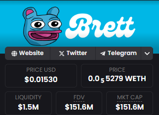 RoyProtick44963's tweet photo. $BRETT  GO TO MOON https://t.co/C7wnpmMrh1