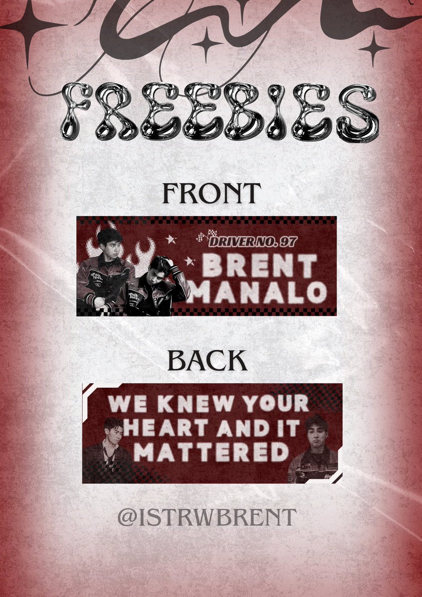 ⋆˚࿔ 🚦🏎️  

On December 7, 2025, we will be celebrating Brent's Day as well as show our support at the Wonderland Moment Music Festival. I'll be giving away free hand banners for free just approach me, see u there!!