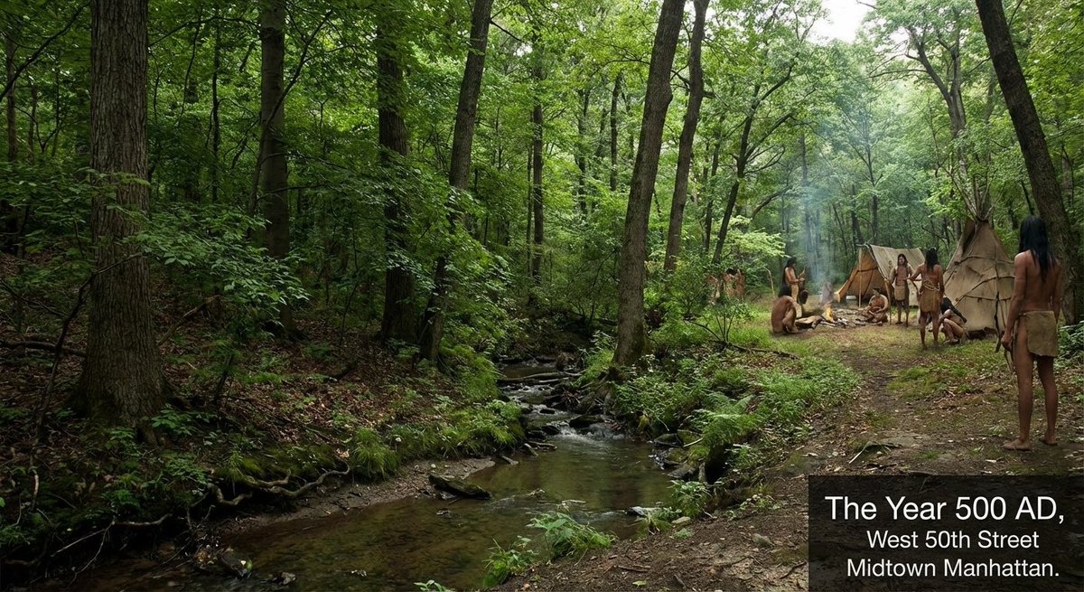 osanseviero's tweet image. images for coordinateds 40.75963977173887, -73.97831321303771 according to Nano Banana Pro

in the years 500, 1650, 1800, 4203