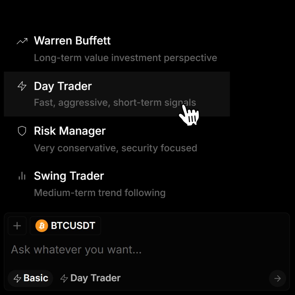 trymoAI's tweet image. Which mode are you analyzing in today? ☕️