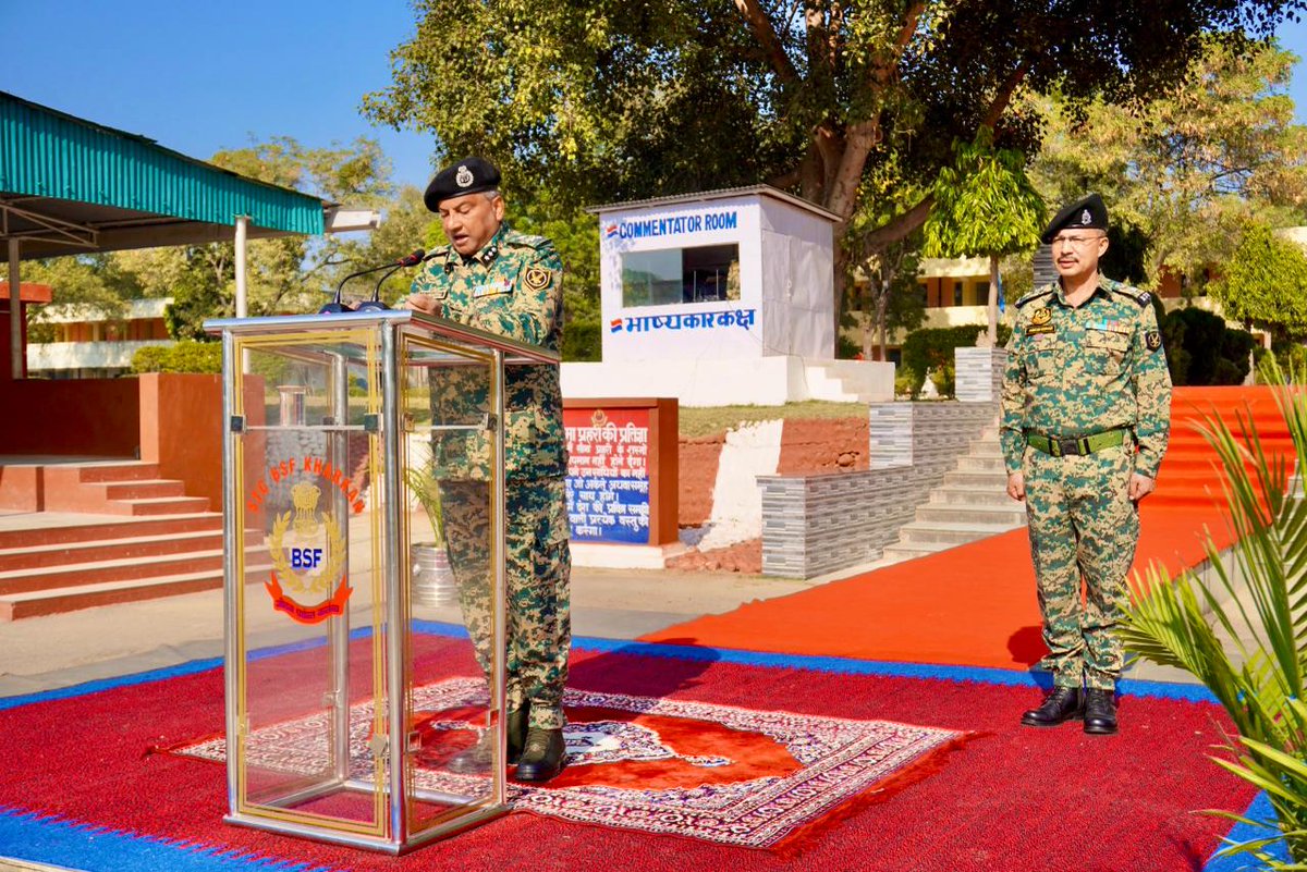Constitution Day was observed with dignity and patriotic fervour at STC BSF Punjab, under the aegis of Sh. Charu Dhwaj Aggarwal, IG STC BSF PB. The event reaffirmed our collective commitment to uphold the values enshrined in the Constitution of India.