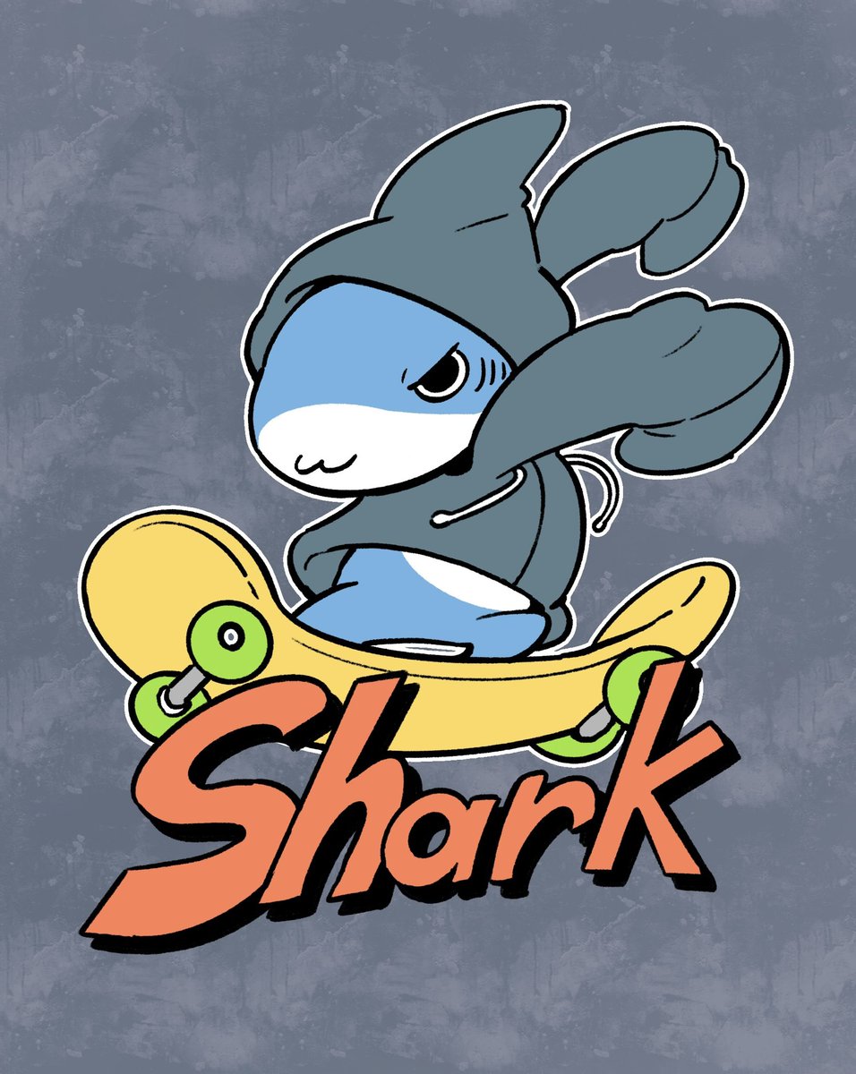 Penguinbox1's tweet image. いたずら子ザメ！