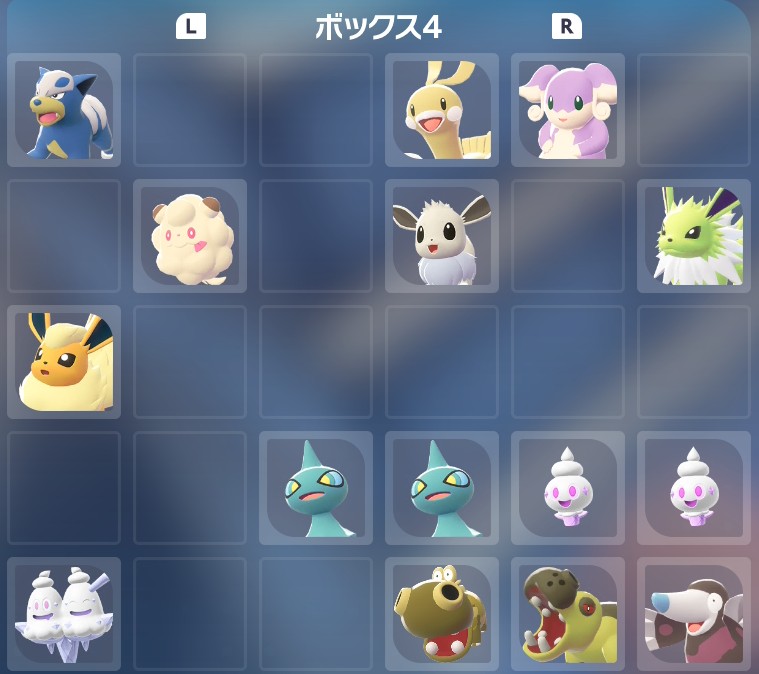 ATE0217's tweet image. 色図鑑4ページ目捕まえていくぞ‼️
ブイズに時間使いそうだね💪

#ポケモンZA
#PokemonLegendsZA