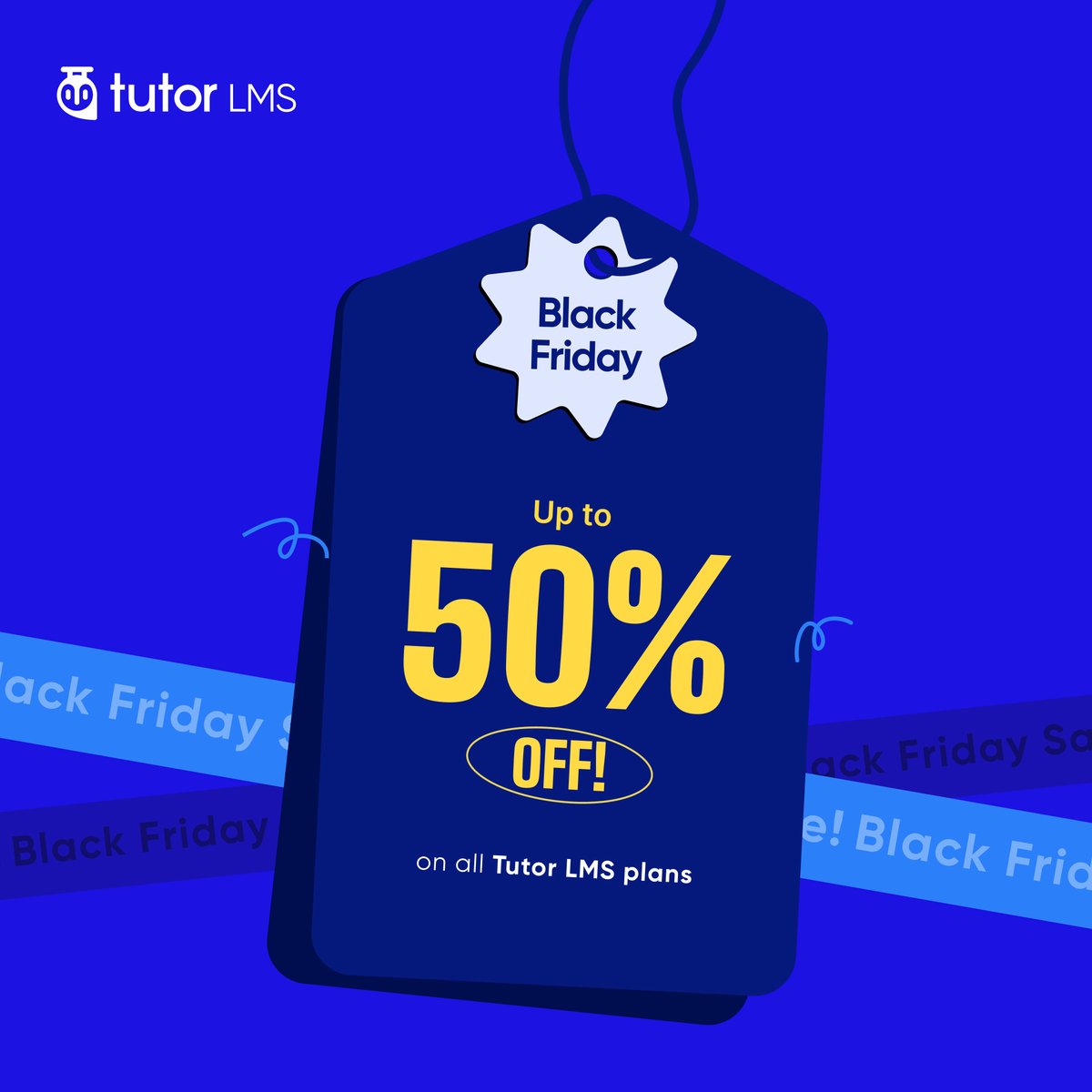 tutorlms's tweet image. Have you checked Tutor LMS Black Friday sale yet?

We are offering 50% off on Tutor LMS Pro for a limited time!

If you’ve been planning to launch or upgrade your eLearning platform, this is your moment.
Grab the deal while it’s still up 👉 tutorlms.com/black-friday/

#TutorLMS…
