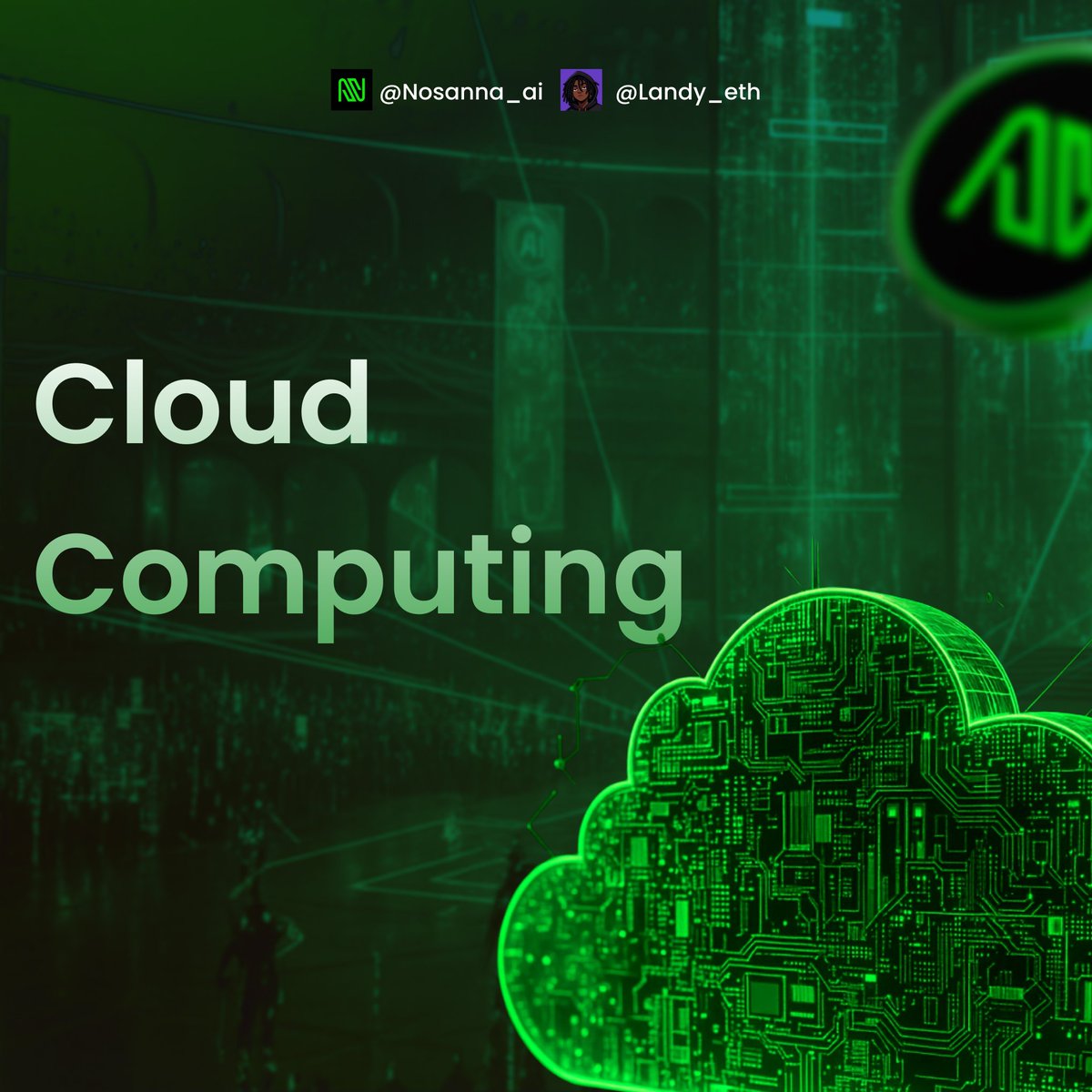 Landy_eth's tweet image. So, Cloud computing is the delivery of computing services  such as servers, storage, databases, networking, software, analytics, intelligence (AI/ML), and more  over the internet (“the cloud”) instead of owning and maintaining physical hardware and software yourself.