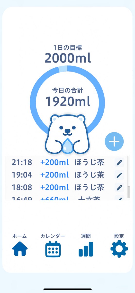 meemeesaaaan's tweet image. みずレコいい感じ。頑張って1日2L飲みます。