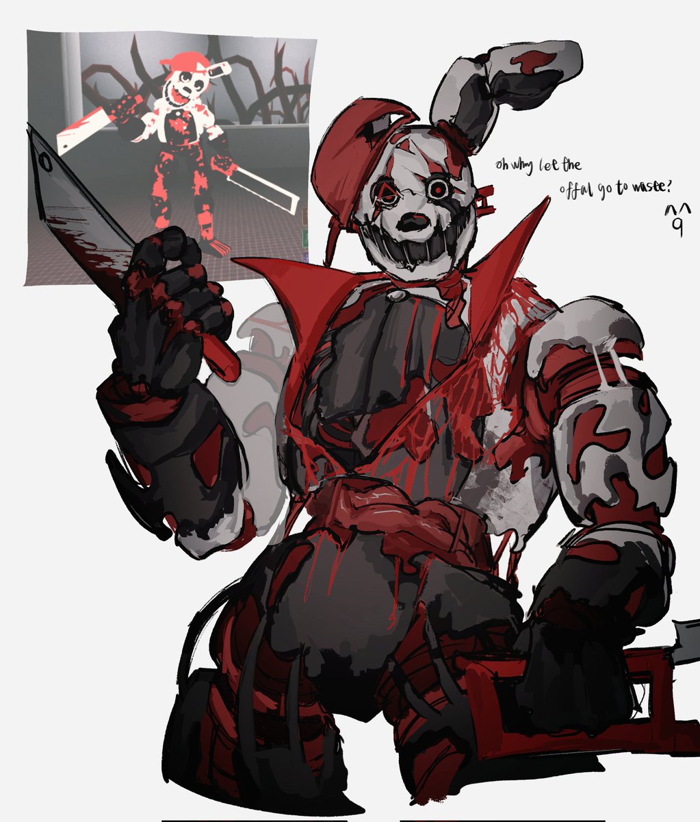 box608234569896's tweet image. 这个可爱，三创了一下 👅#springtrap #fnaf