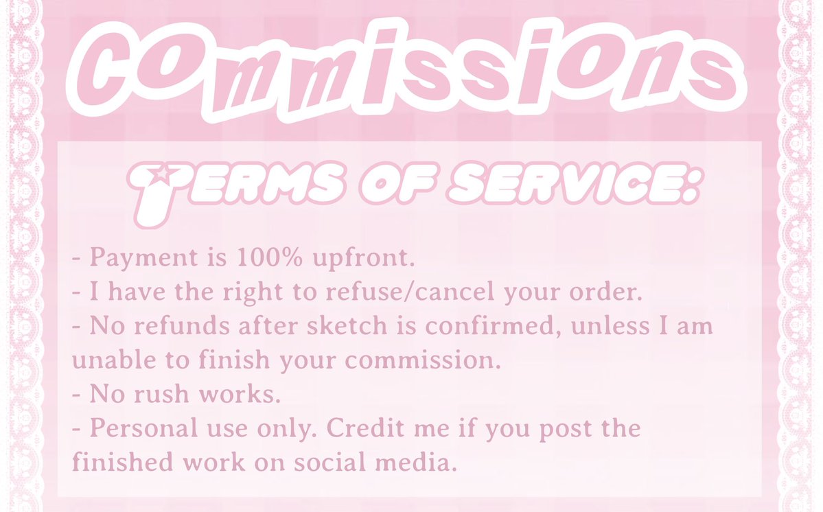 nataverse_'s tweet image. OKAY i&apos;ve never done this before but i have 5 slots open ok? Ok.
pls comm me so i can comm even more people ok? Ok. 🥰