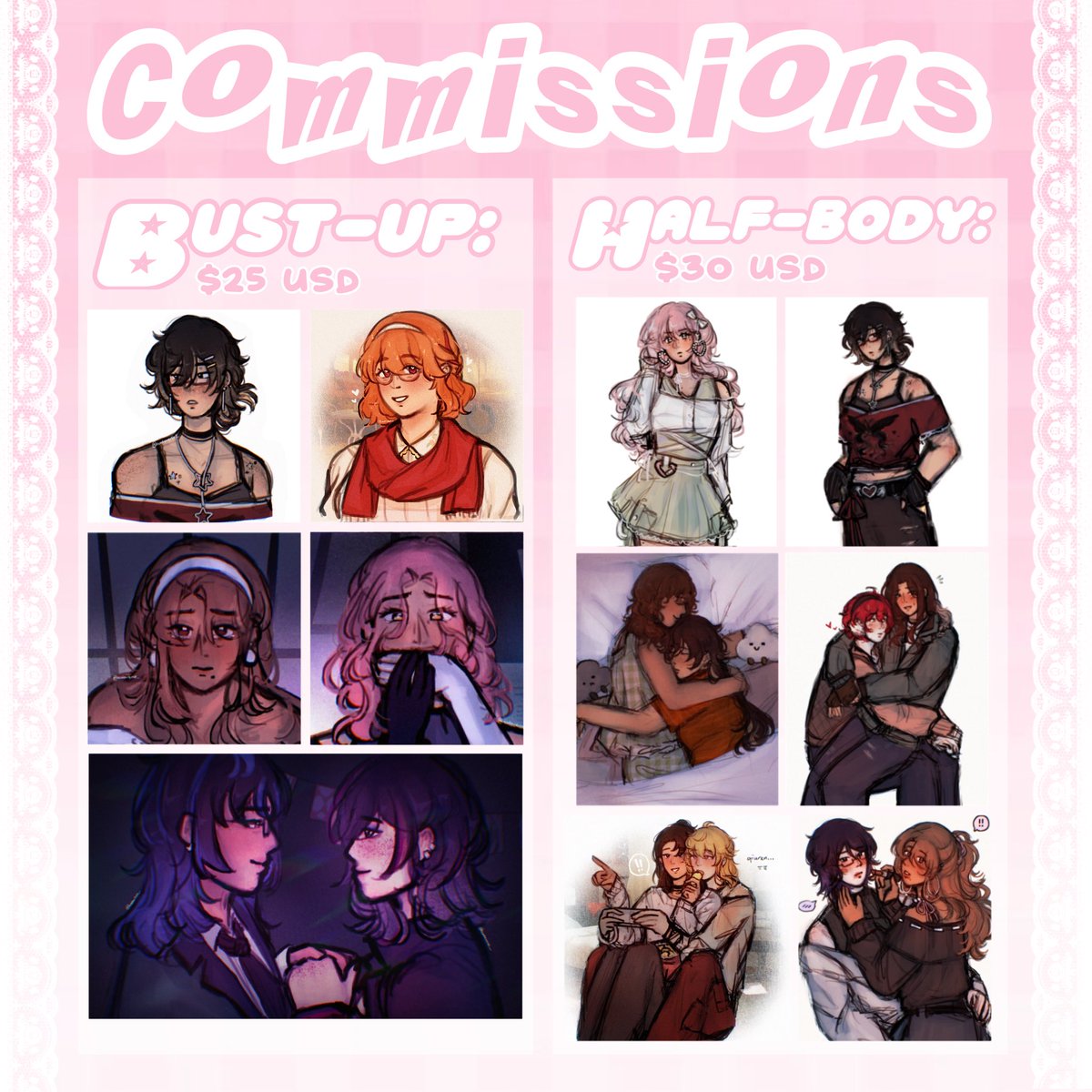 nataverse_'s tweet image. OKAY i&apos;ve never done this before but i have 5 slots open ok? Ok.
pls comm me so i can comm even more people ok? Ok. 🥰