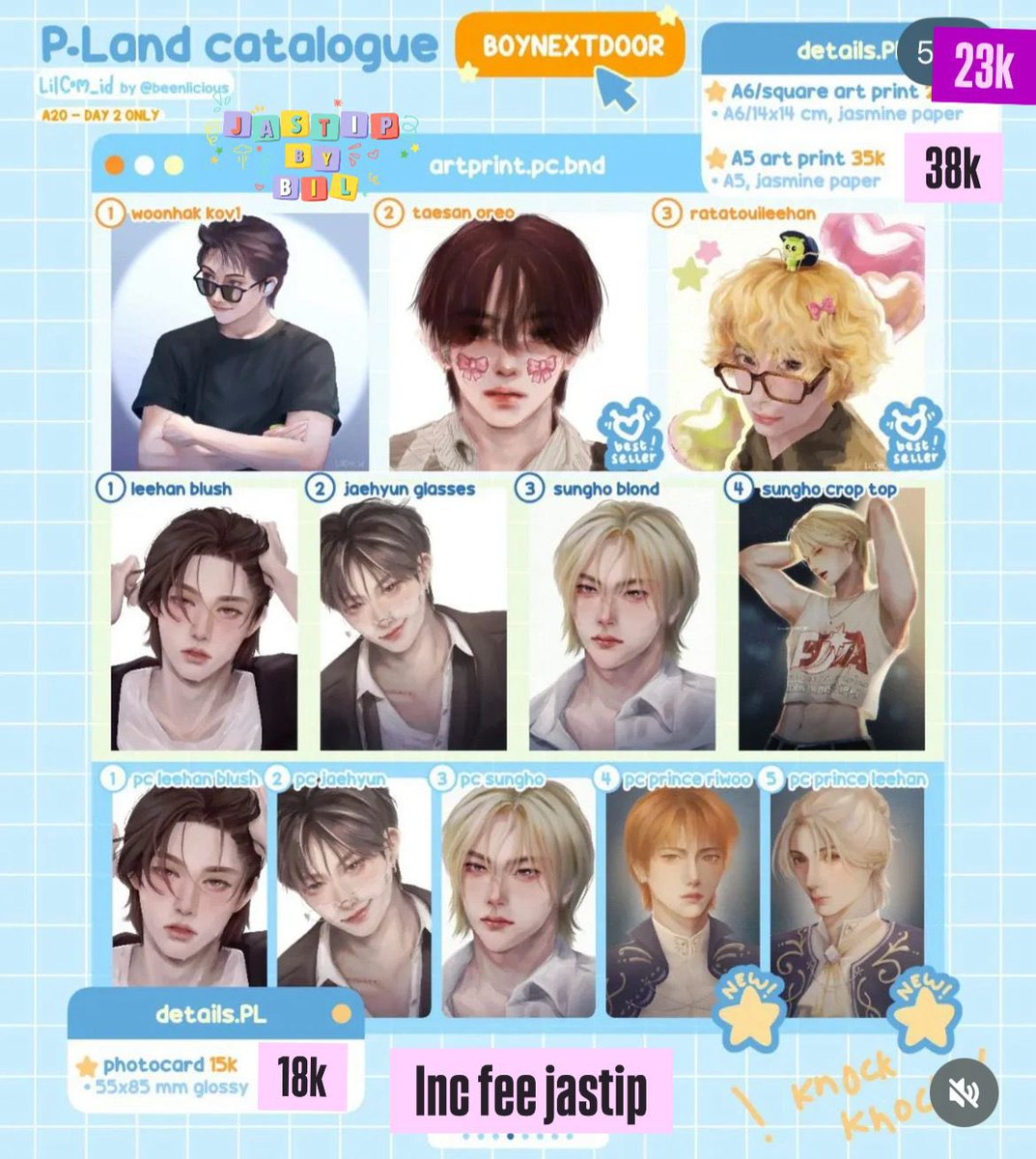 Catalogue pland from <a href="/lilcom_id/">LilCom💙</a> 

★price include fee jastip
★ po pickup period: 26-28 nov
🏷️open booth day 2 only [7 des]

🙌🏻Order boleh dm🙌🏻