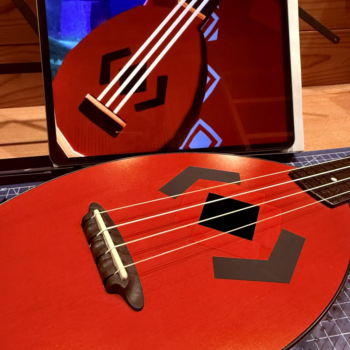 LeoSkyUke's tweet image. 見た目改善。だいぶSkyウクレレっぽいバランスになったのでは？？