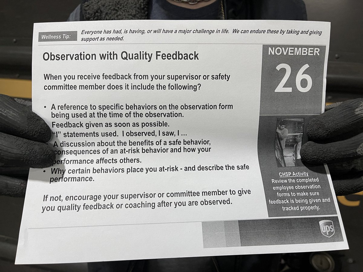 okc_preload's tweet image. Good Wednesday #OKC #Preload Nick has #PCM Observations are completed to identify safe &amp;amp; at risk behaviors Results tell us areas we need to work on Our most common injury #LiftLower &amp;amp; most severe #StruckBy #UPS
