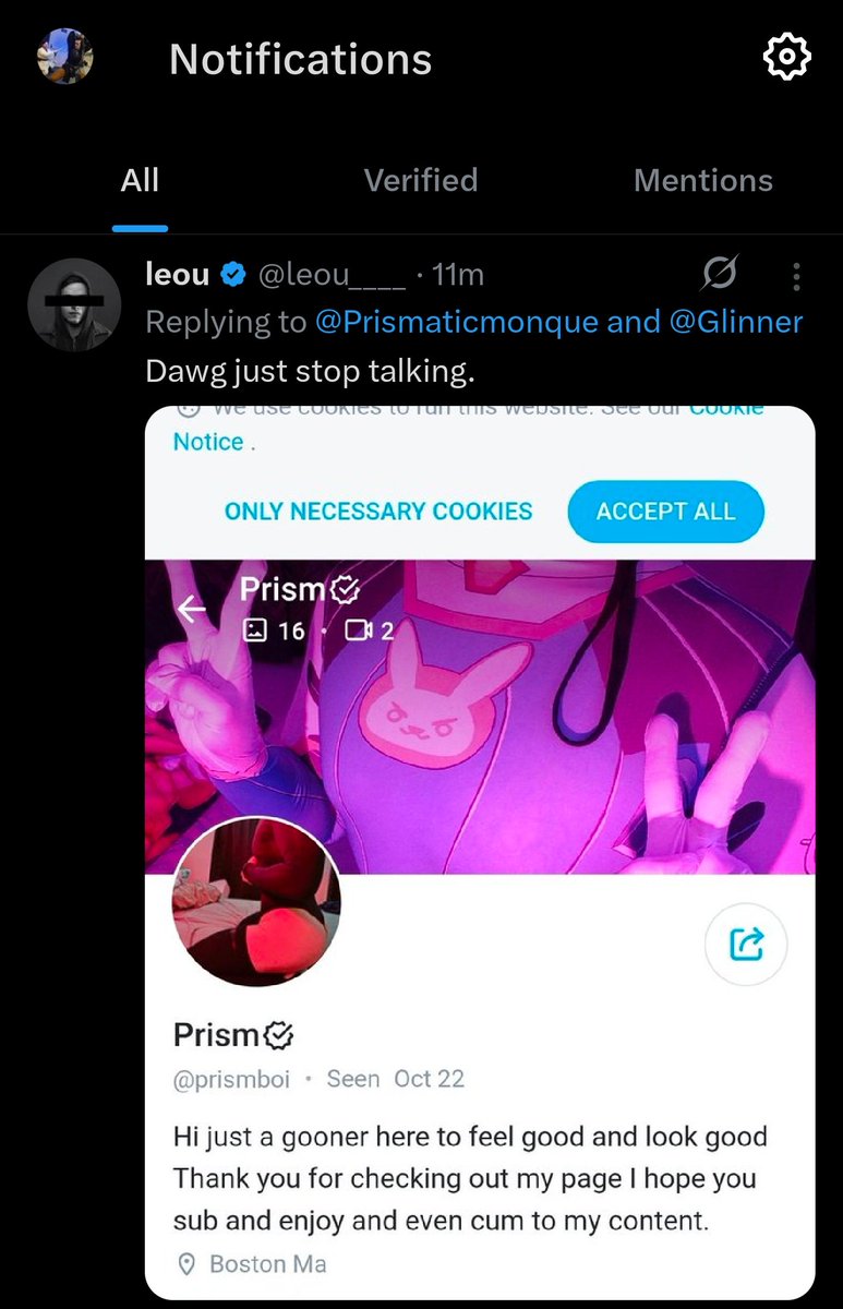 I made it. Some loser got triggered enough to click my public link that's not hidden at all and thought it was some gotcha moment.
Why is it in my public bio if you thought for a moment I'd be embarrassed that I make money cuz people like seeing me. Of course he pays for twitter.