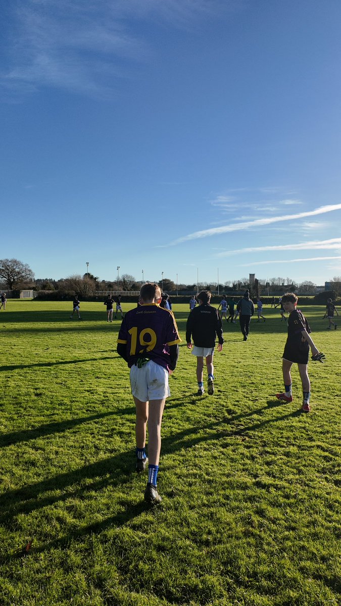 GCC_NewRoss's tweet image. Our First Year footballers delivered a spirited performance in Round 2 of the Br. Hubert Cup, finishing on a scoreline of GCC 3–02 to Knockbeg 3–07. #superblues #gcc