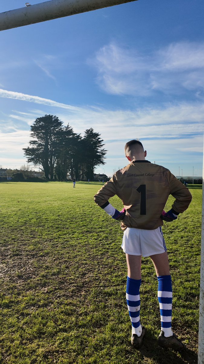 GCC_NewRoss's tweet image. Our First Year footballers delivered a spirited performance in Round 2 of the Br. Hubert Cup, finishing on a scoreline of GCC 3–02 to Knockbeg 3–07. #superblues #gcc