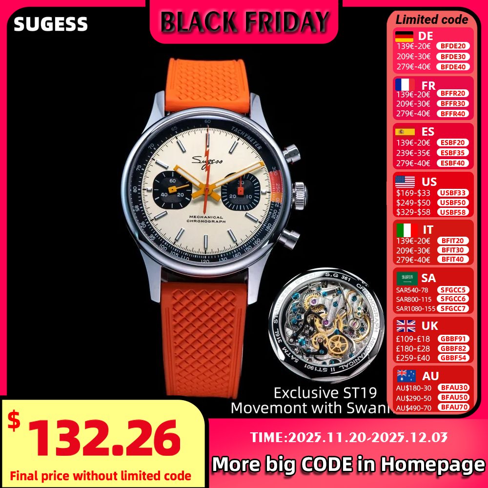 cleanse29's tweet photo. Sugess Pilot Watch ST19 Origin Movement Swanneck Wristwatch Mechanical Chronograph Sappire Crystal Military Limited Racing 1963
Price : USD 130.81
Visit : https://t.co/VJn1TDN3OY
#sugesswatch #sugesswatchreview #pilotwatch #bestpilotwatch #watchformen #bestmenwatches https://t.co/YysehZb0Tv