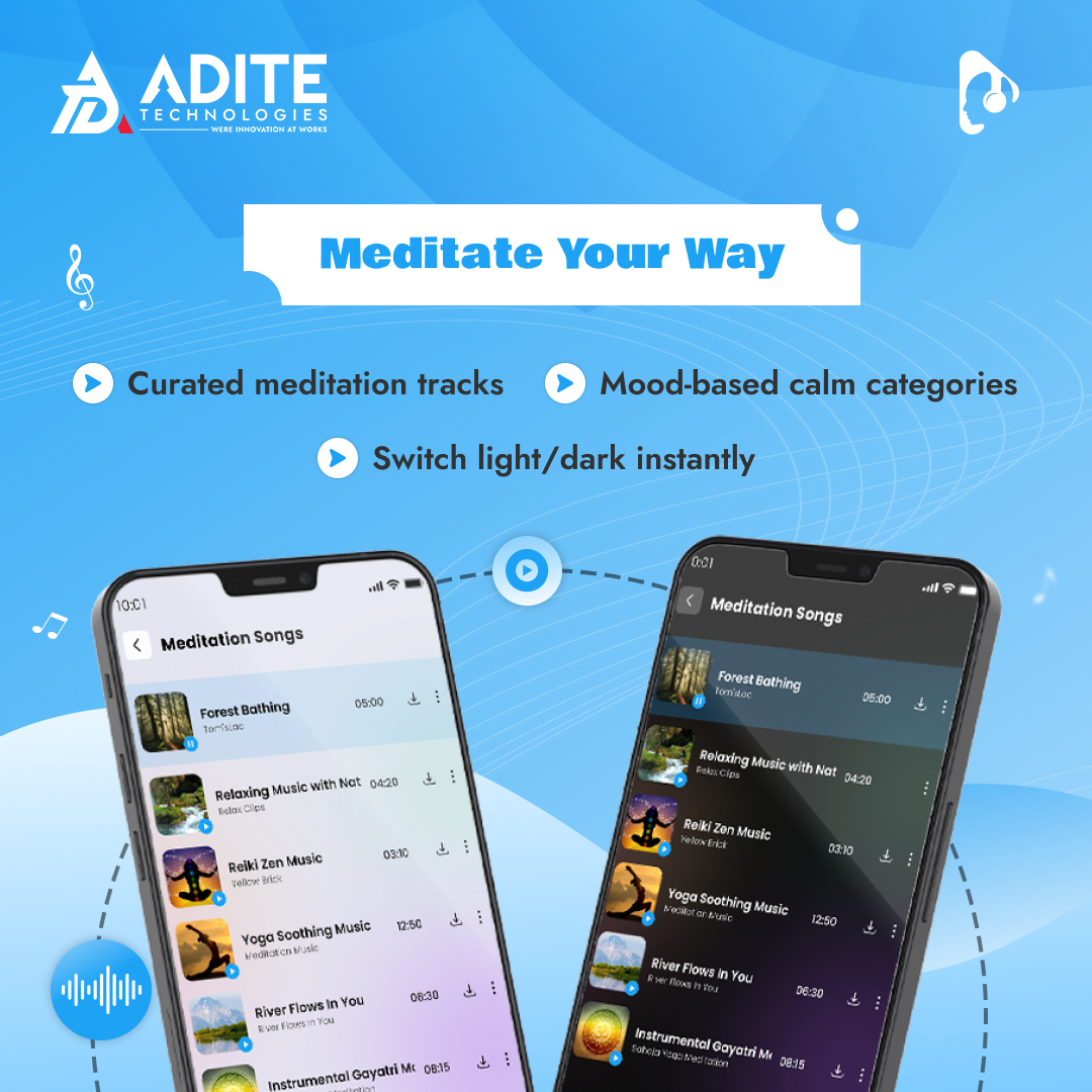 AditeT81169's tweet photo. Find your peace with Audify’s new Meditation Mode 🧘‍♀️✨

Relax, focus, and let your meditation flow.
🔗 Check out the product on CodeCanyon: 
https://t.co/8TXSxHW7eo
📝 Read our full blog here: 
https://t.co/9RqaiNydsM

#audify #meditation #flutterapp #codecanyon #appdevelopment https://t.co/QrPE1l1zGH