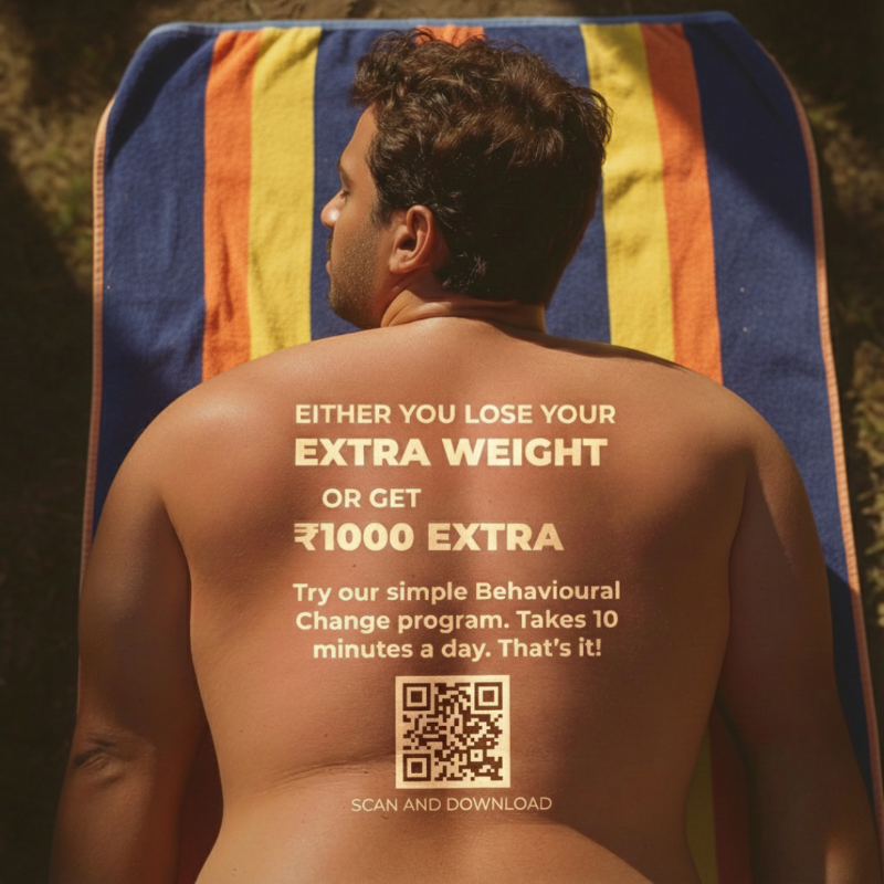 shivanshi_v's tweet photo. If you don't lose weight, we pay you all your money back with ₹1000 extra. So you only lose weight not your money.

Try HealthTick program, developed by PhD researchers of IITs, so you can lose weight and maintain it without any dieting.