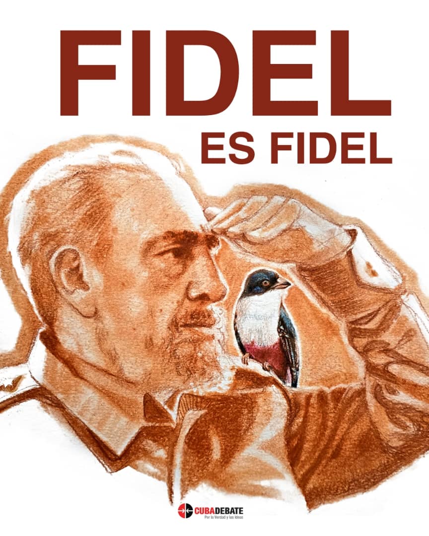 🇨🇺 
En días de Patria: #FidelPorSiempre

"[…] Comandante en Jefe hay uno, y en la historia de este siglo y en los siglos por venir, será el único, lo demás será el Partido Comunista de Cuba fundado por él […]." Raúl 

#CubaViveEnSuHistoria